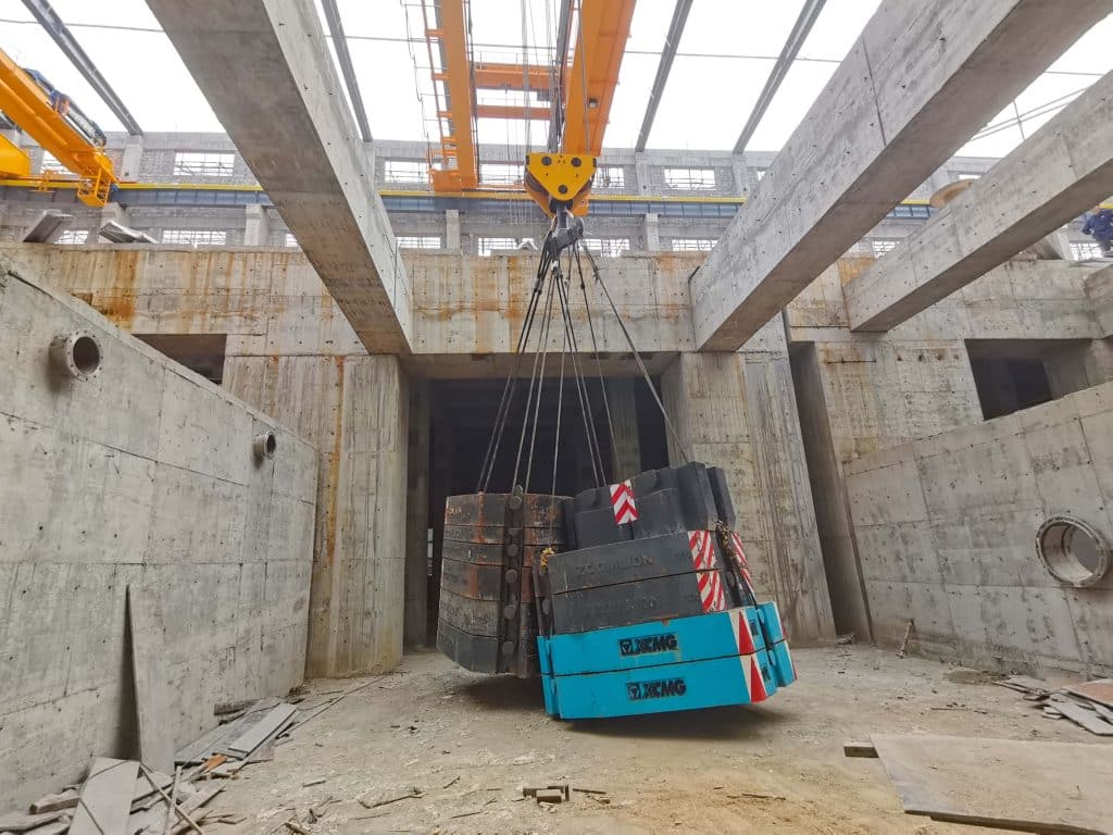 heavy duty crane hoist capacity load test