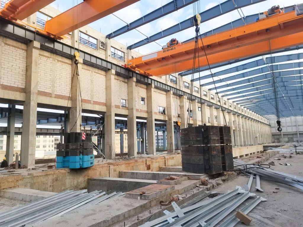 overhead crane tandem load testing commissioning