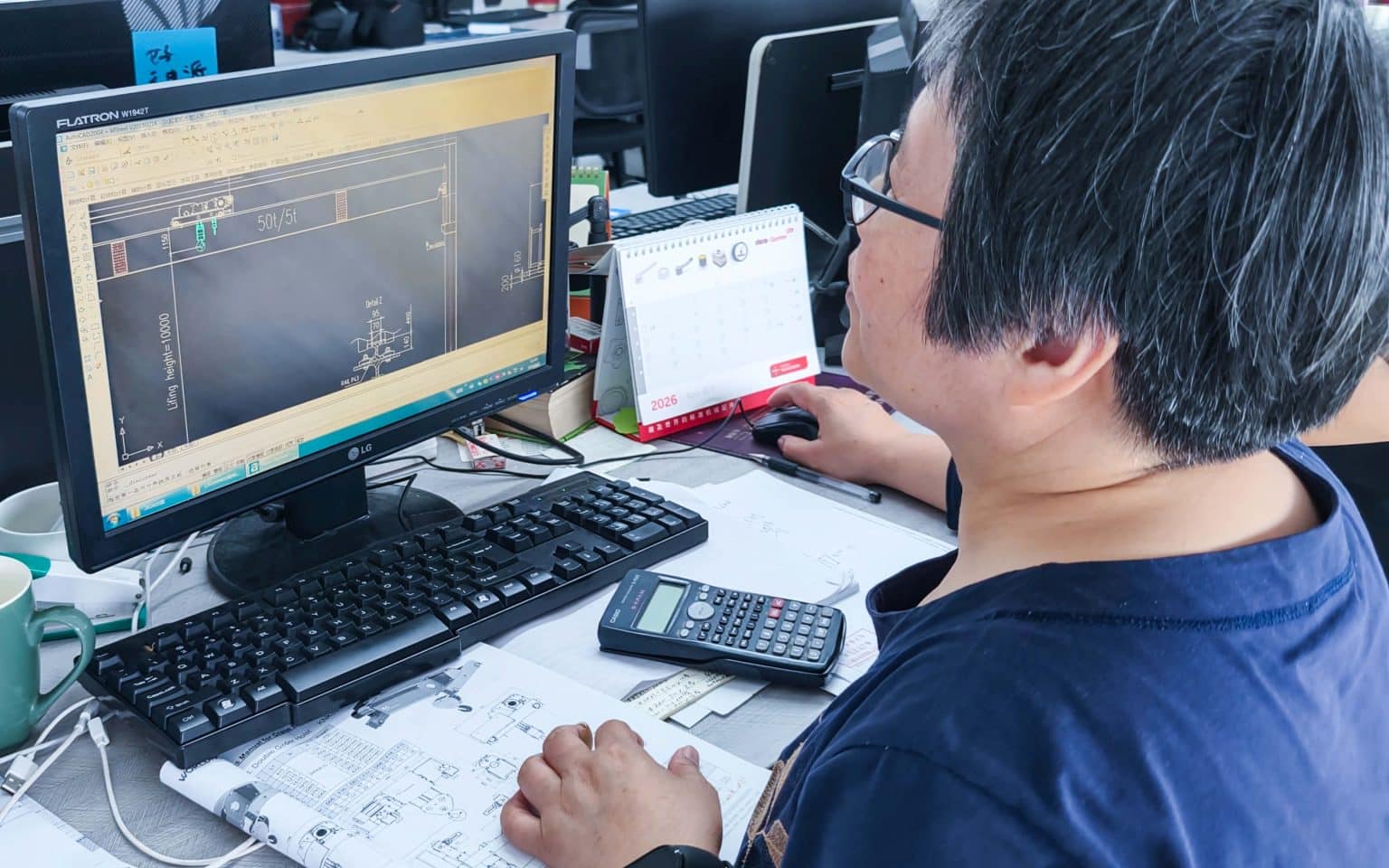 guanhui manufacturing plant crane layout design