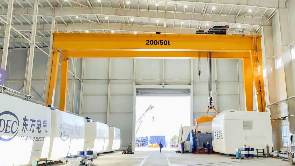 Energy infrastructure hero crane