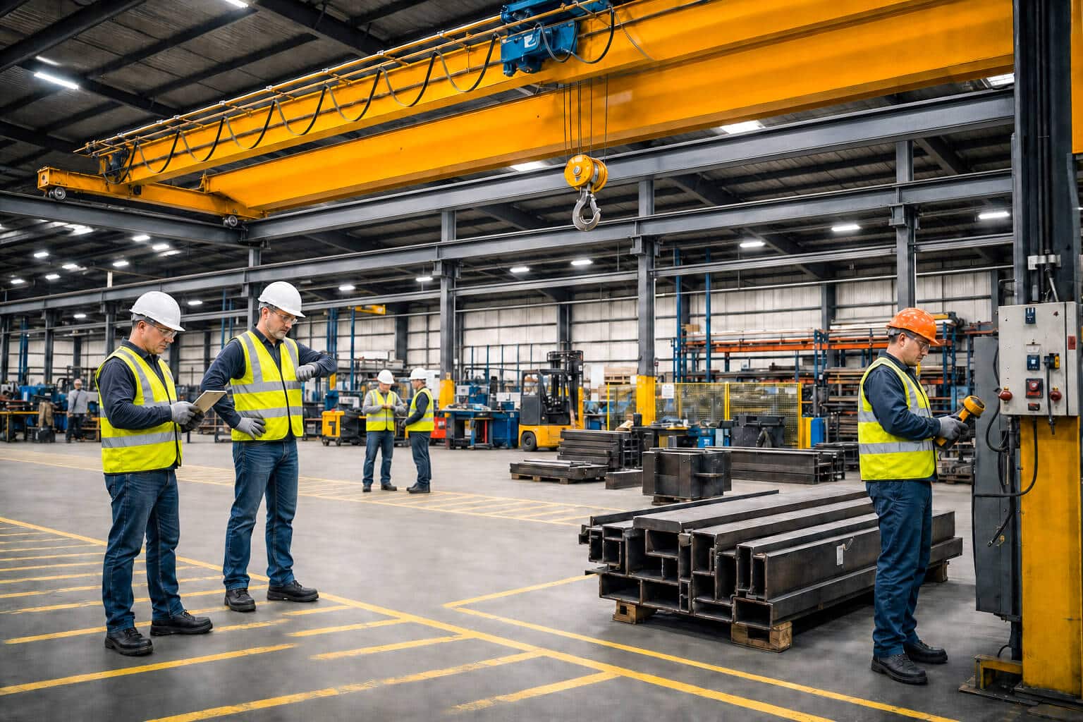 overhead crane downtime production delay